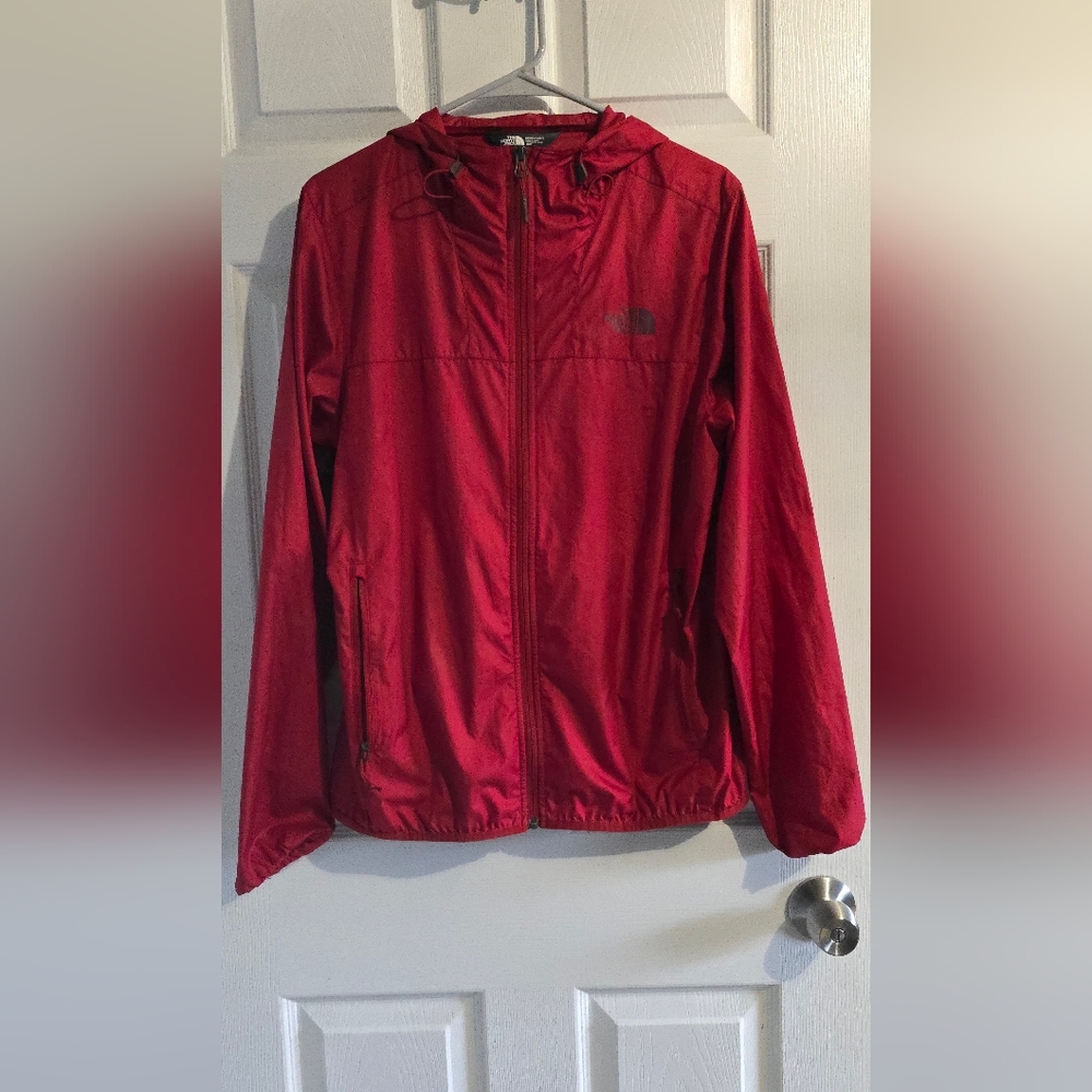 The North Face Cyclone Men's Red Lightweight Windbreaker Jacket